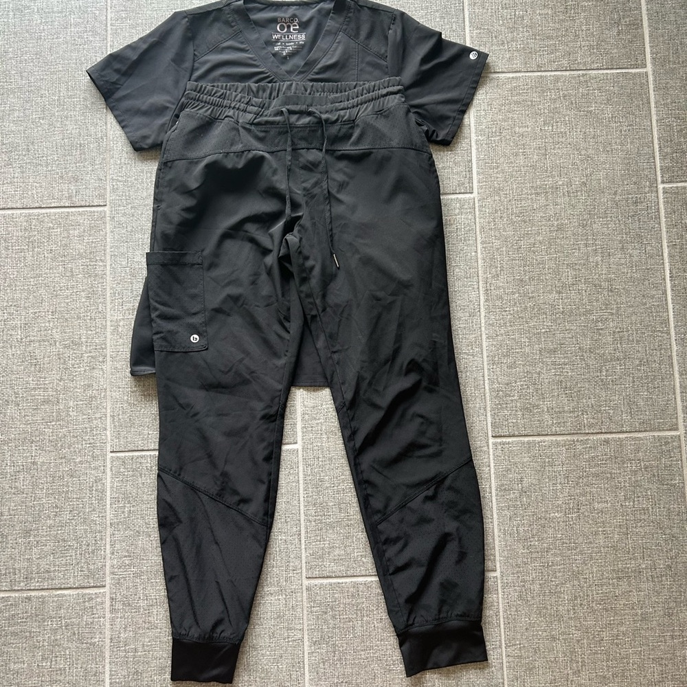 Set of Black Scrubs
